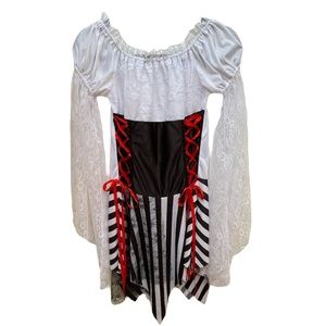Halloween Women’s  Pirate Wench Costume Size 4/6 Ladies Adult